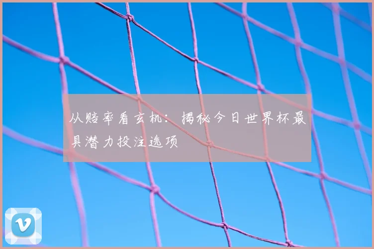 从赔率看玄机:揭秘今日世界杯最具潜力投注选项