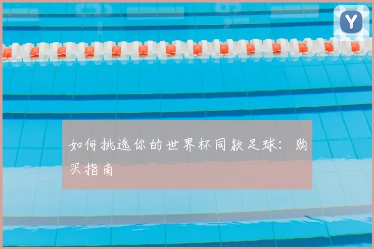 如何挑选你的世界杯同款足球:购买指南