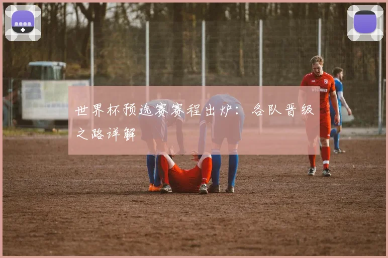 世界杯预选赛赛程出炉:各队晋级之路详解